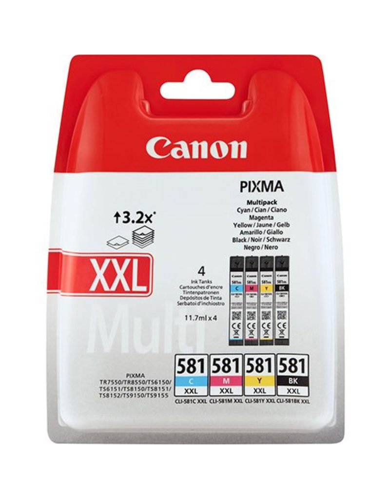 Canon Canon CLI-581XXL (1998C005) multipack 4x11,7ml (original)