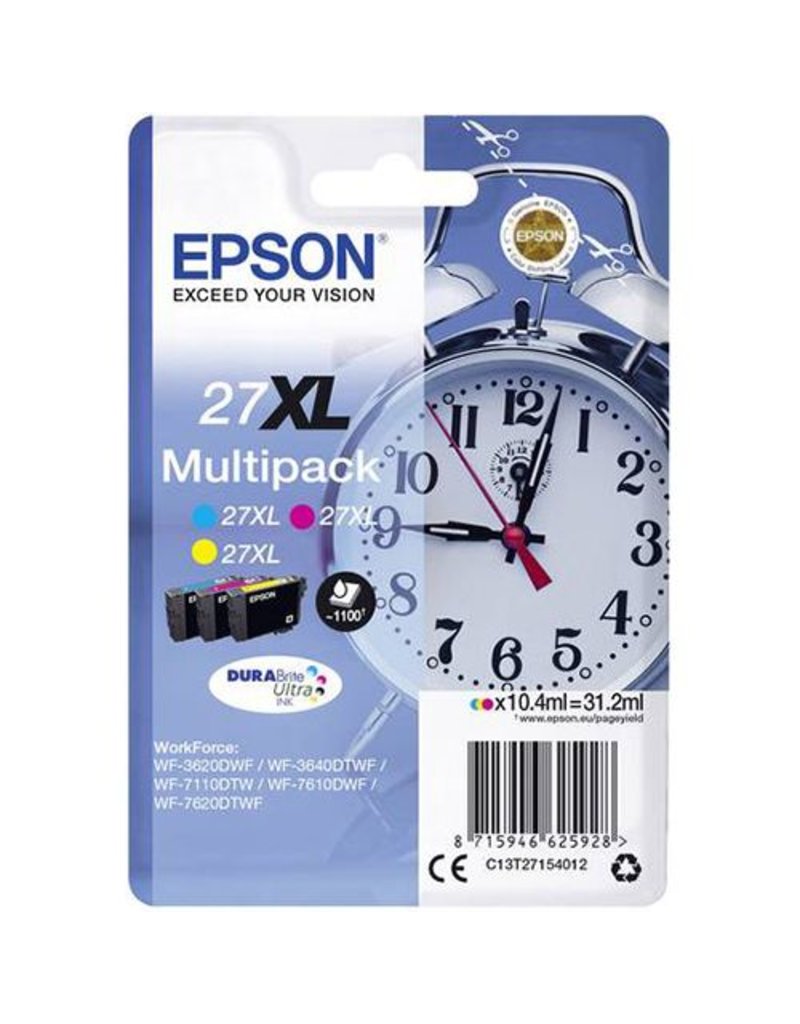 Epson Epson 27XL (C13T27154010) ink c/m/y 3x1100 pages (original)