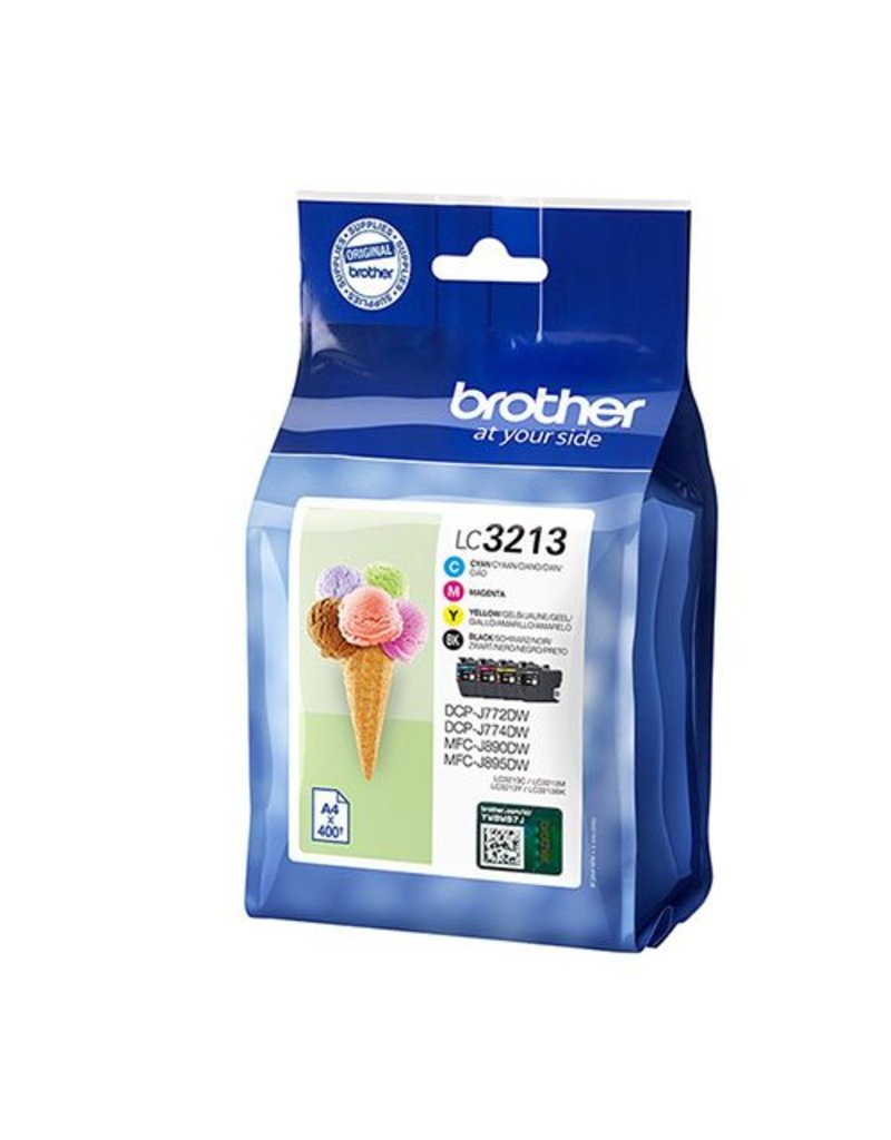 Brother Brother LC-3213VALDR multipack bk/c/m/y 400 pages (original)