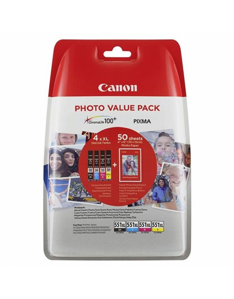 Canon Canon CLI-551XL (6443B006) valuepack c/m/y/bk (original)