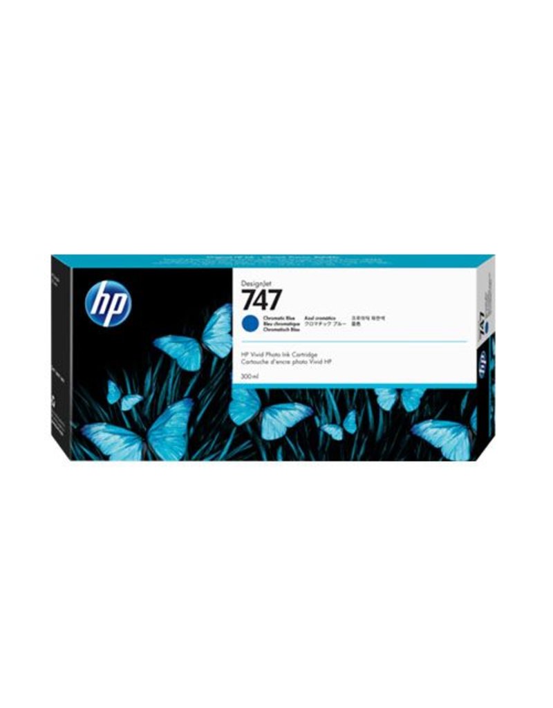 HP HP 747 (P2V85A) ink Blue 300ml (original)