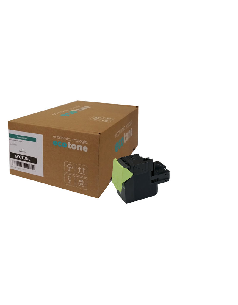 Ecotone Lexmark 802HC (80C2HC0) toner cyan 3000p (Ecotone) CC