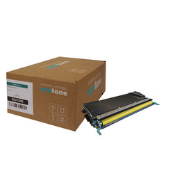Ecotone Lexmark C748H1YG toner yellow 10000 pages (Ecotone) CC