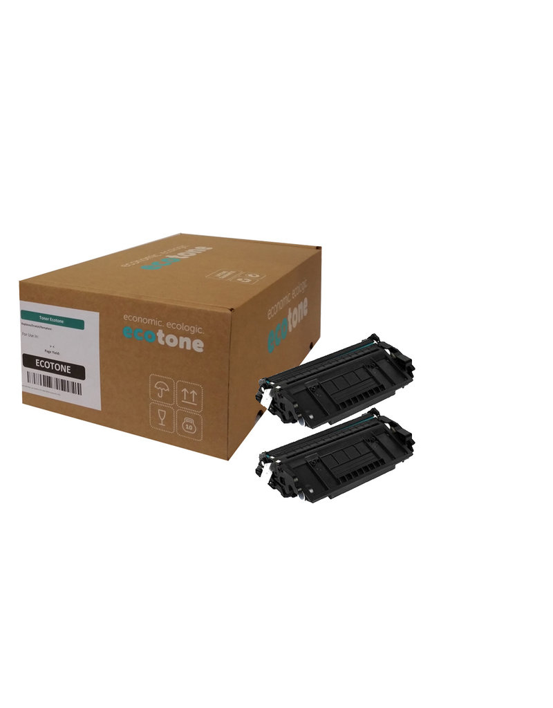 Ecotone Ecotone duopack (replaces HP 26X CF226XD) black 2x9000p DK