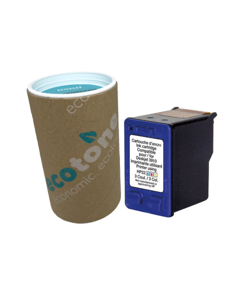 Ecotone Ecotone ink (replaces HP 22XL C9352CE) color 415 pages OC