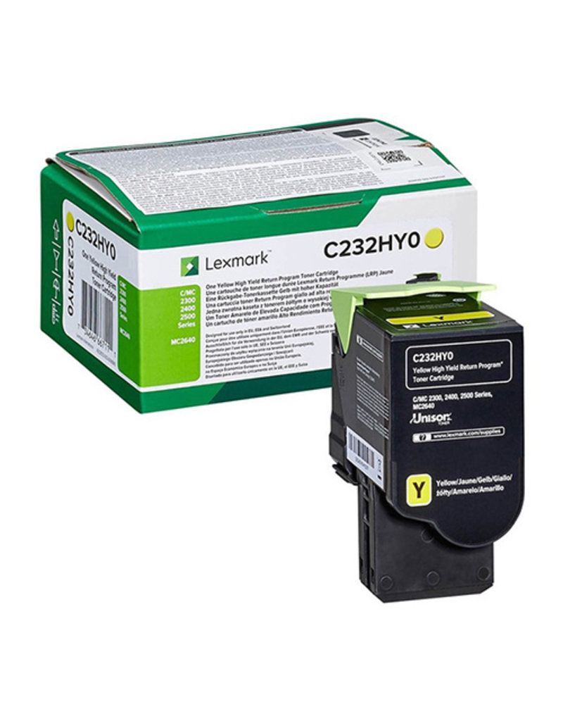 Lexmark Lexmark C232HY0 toner yellow 2300 pages (original)