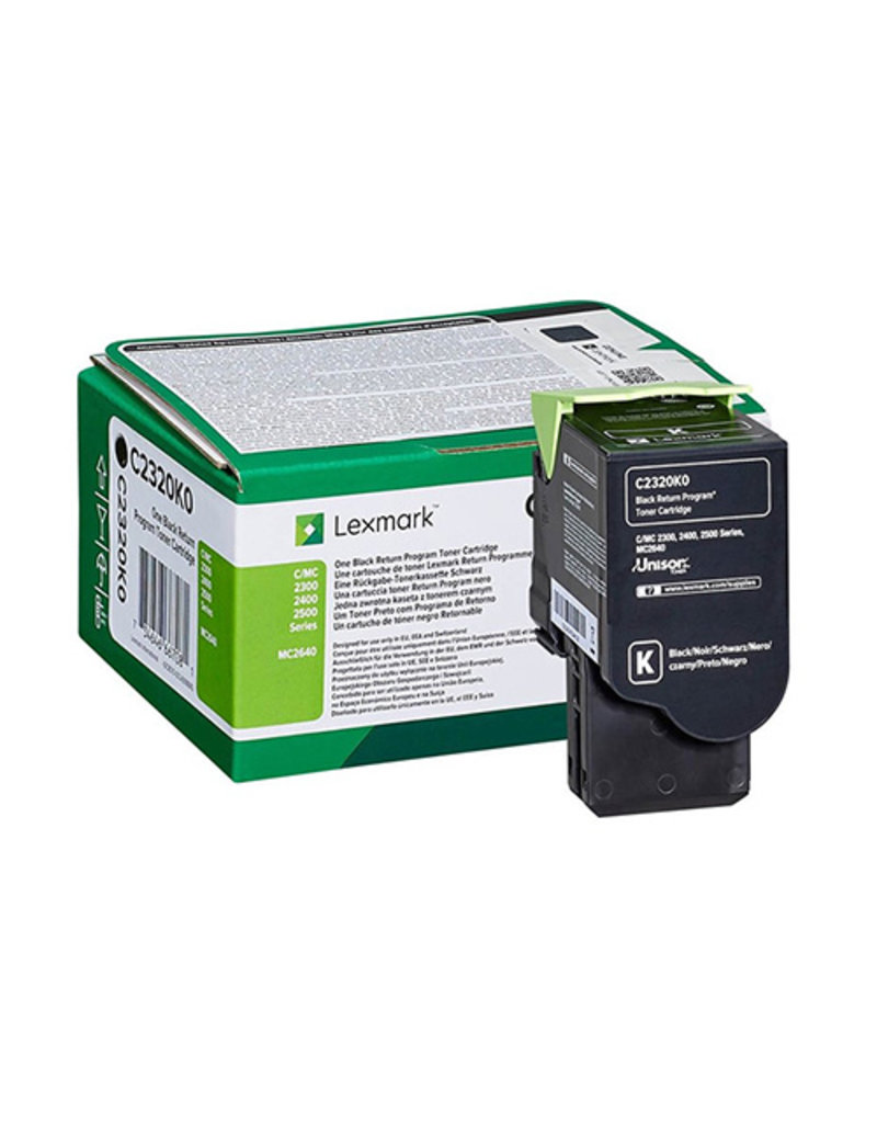 Lexmark Lexmark C2320K0 toner black 1000 pages (original)