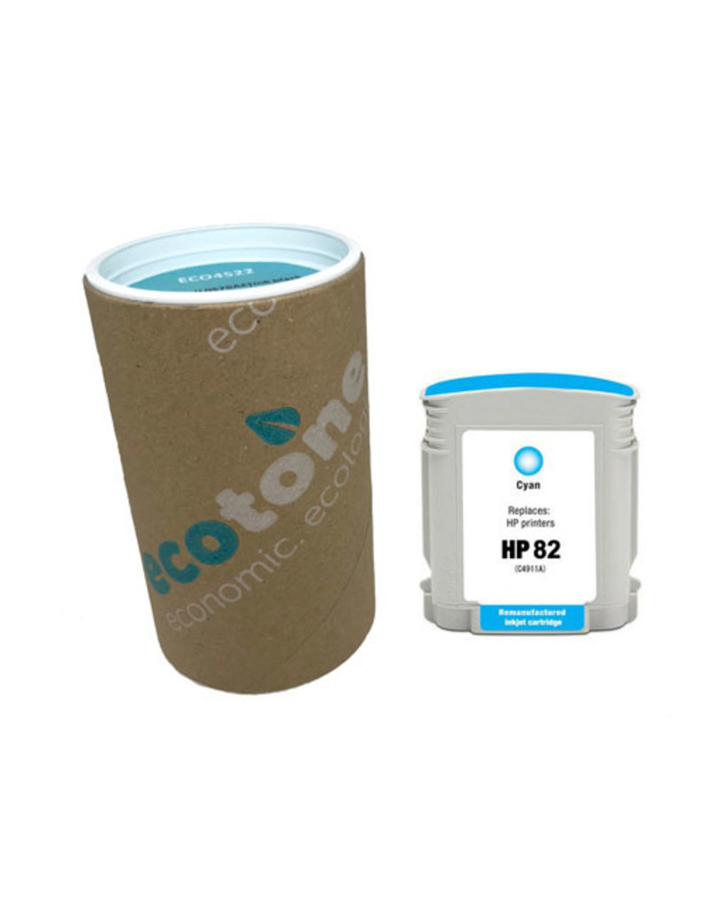 Ecotone Ecotone ink (replaces HP 82 C4911A) cyan 69ml DK