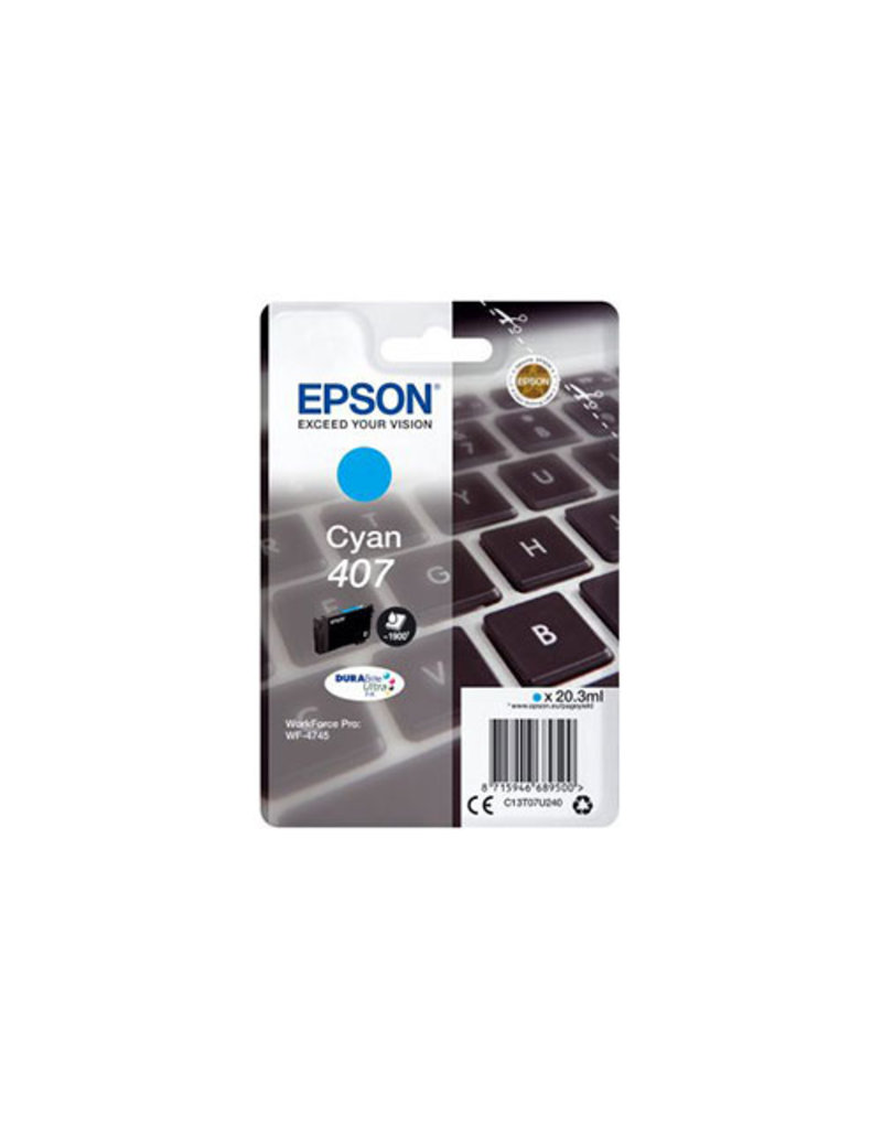 Epson Epson 407 (C13T07U240) ink cyan 1900 pages (original)