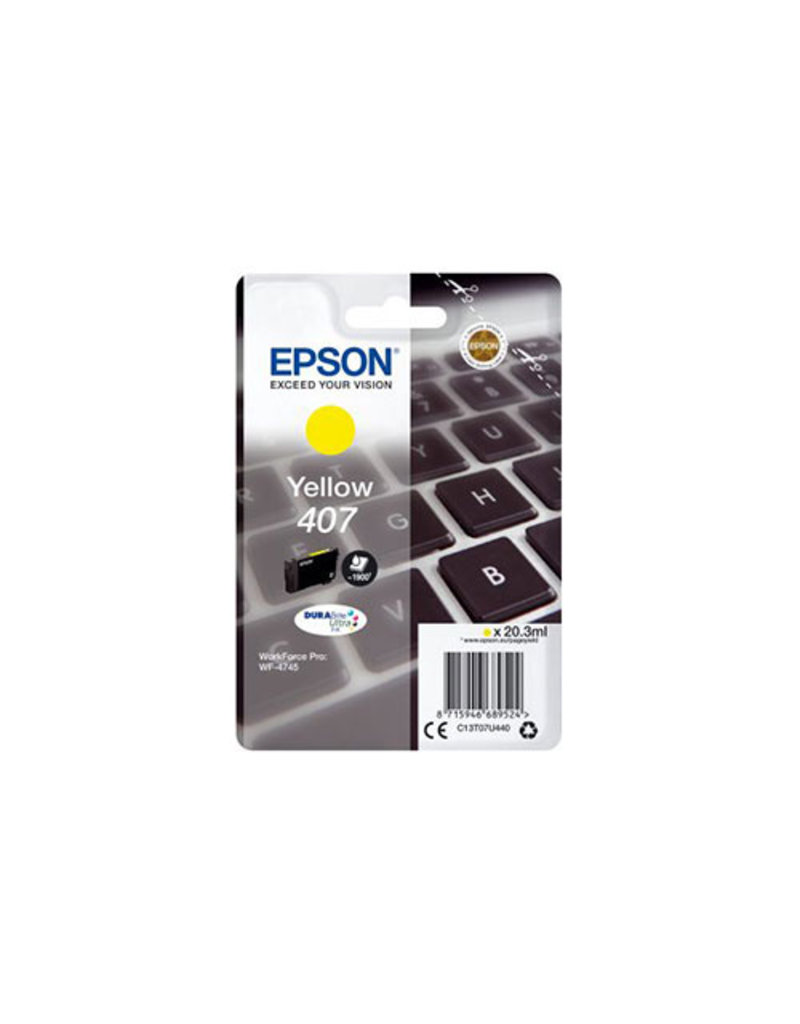 Epson Epson 407 (C13T07U440) ink yellow 1900 pages (original)