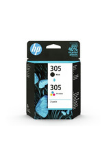 HP HP 305 (6ZD17AE) ink clr 3x100 + bk 1x120 pages (original)