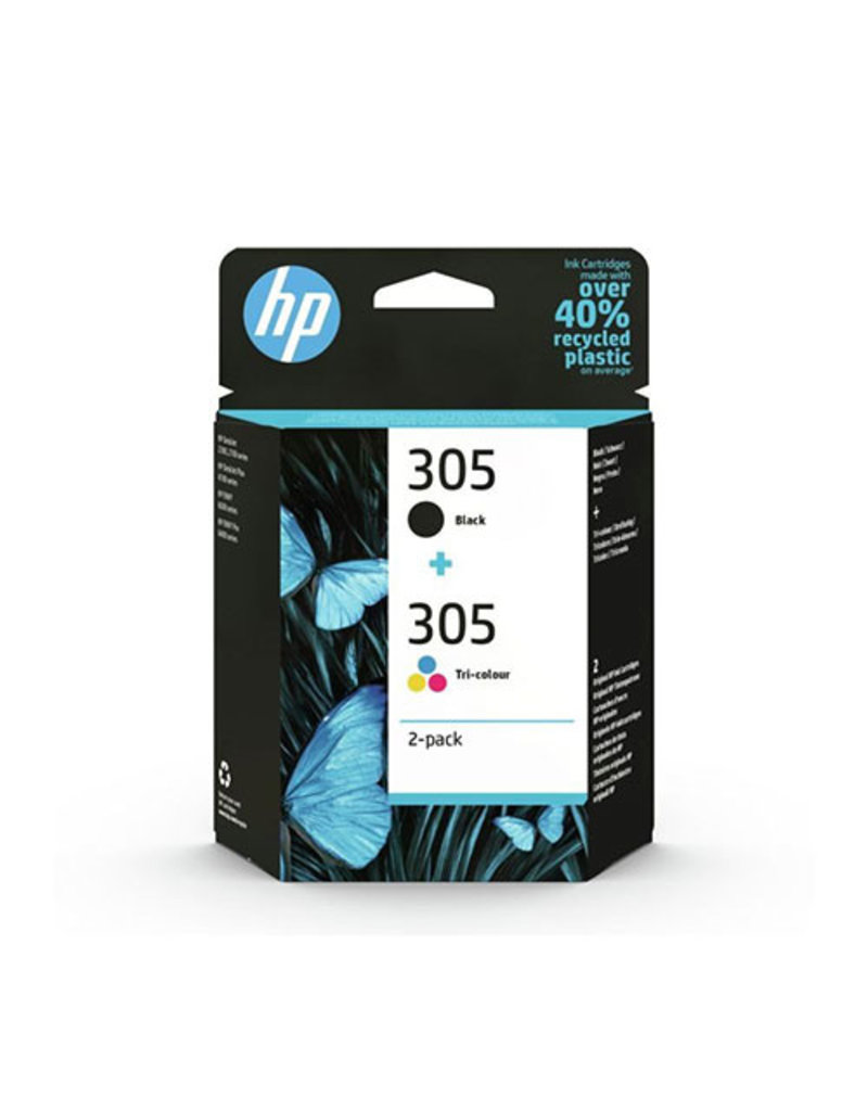 HP HP 305 (6ZD17AE) ink clr 3x100 + bk 1x120 pages (original)