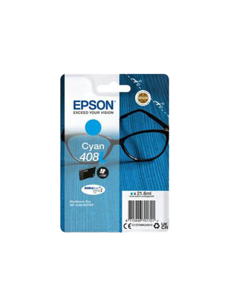 Epson Epson 408XL (C13T09K24010) ink cyan 1700 pages (original)