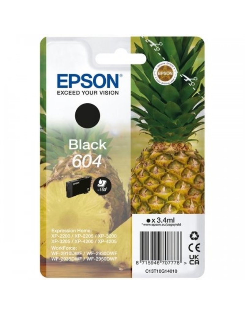 Epson Epson 604 (C13T10G14010) ink black 150 pages (original)