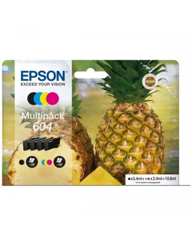 Epson Epson 604 (C13T10G64010) ink c/m/y/bk 1x150/3x130 (original)