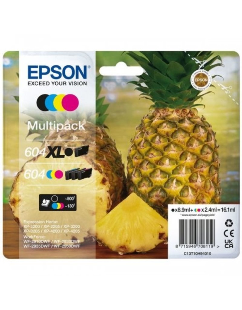 Epson Epson 604XL/604 (C13T10H94010) ink multipack (original)