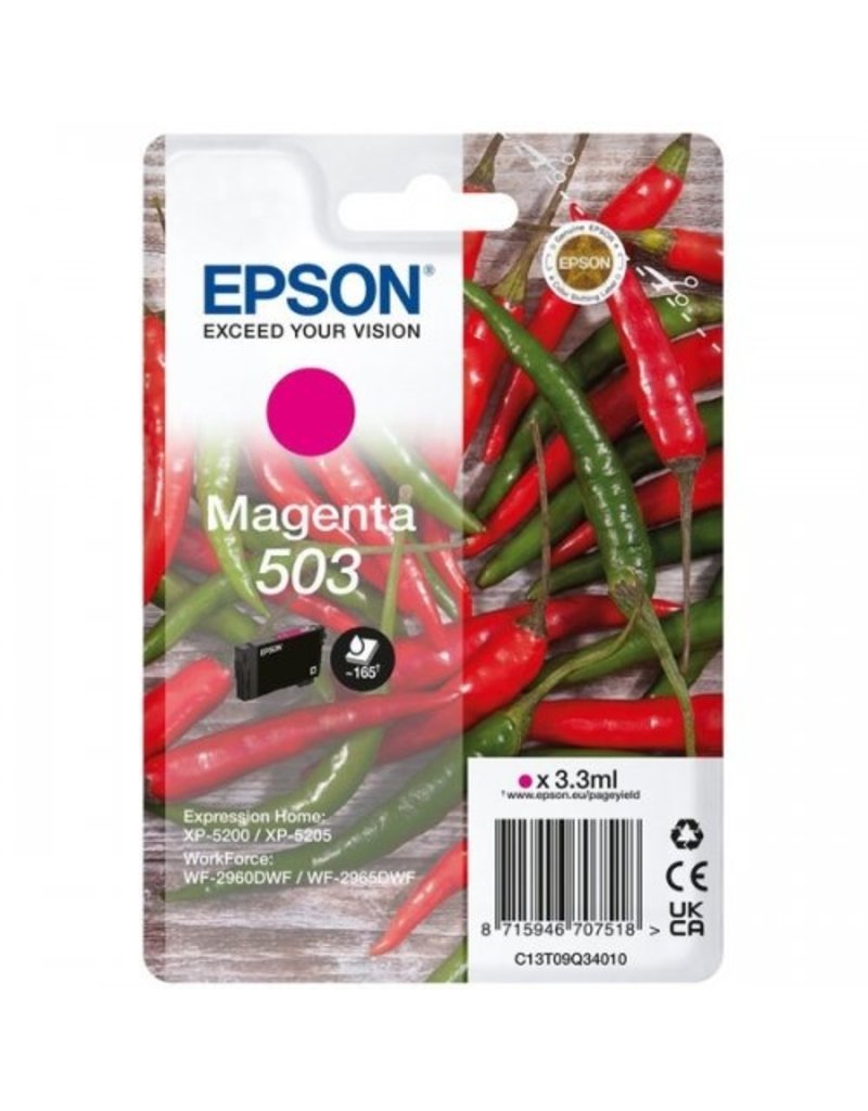 Epson Epson 503 (C13T09Q34010) ink magenta 165 pages (original)