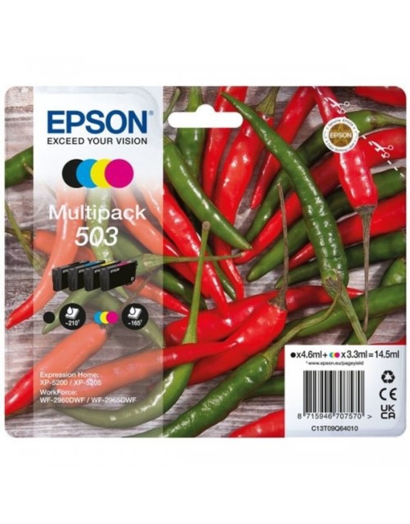 Epson Epson 503 (C13T09Q64010) ink m-pack 1x210/3x165p (original)