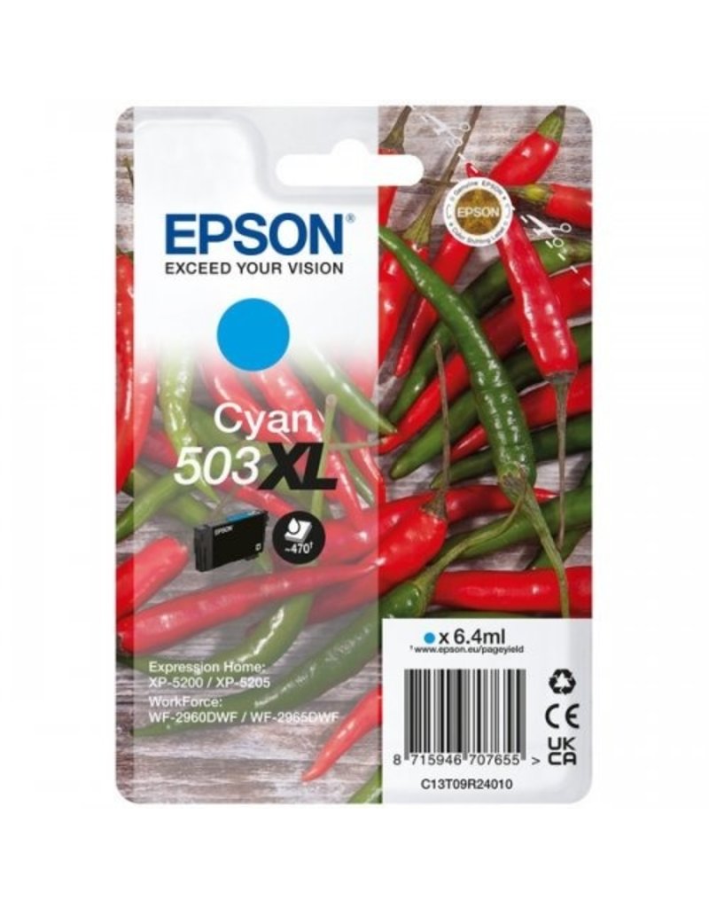 Epson Epson 503XL (C13T09R24010) ink cyan 470 pages (original)