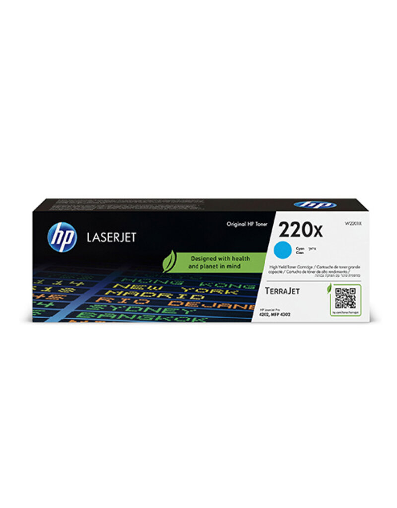 HP HP 220X (W2201X) toner cyan 5500 pages (original)
