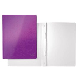 LEITZ Schnellhefter WOW A4 metallic violett LEITZ 3001-00-62 Karton