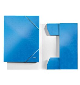 LEITZ Dreiflügelmappe WOW blau LEITZ 3982-00-36   A4