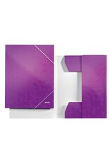 LEITZ Dreiflügelmappe WOW Karton A4 violett LEITZ 3982-00-62