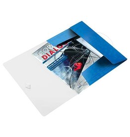 LEITZ Dreiflügelmappe WOW A4 blau metallic LEITZ 4599-00-36 PP