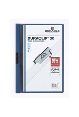 DURABLE Clip-Mappe PVC Duraclip dunkelblau DURABLE 2200 07 Duraclip