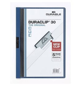 DURABLE Clip-Mappe Duraclip d`blau DURABLE 2200 07 A4  Plastik