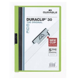 DURABLE Clip-Mappe A4Duraclip grün DURABLE 2200 05   Plastik