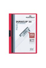 DURABLE Clip-Mappe PVC Duraclip rot DURABLE 2200 03 Duraclip