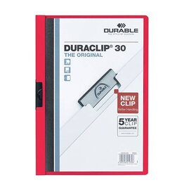 DURABLE Clip-Mappe A4Duraclip rot DURABLE 2200 03   Plastik