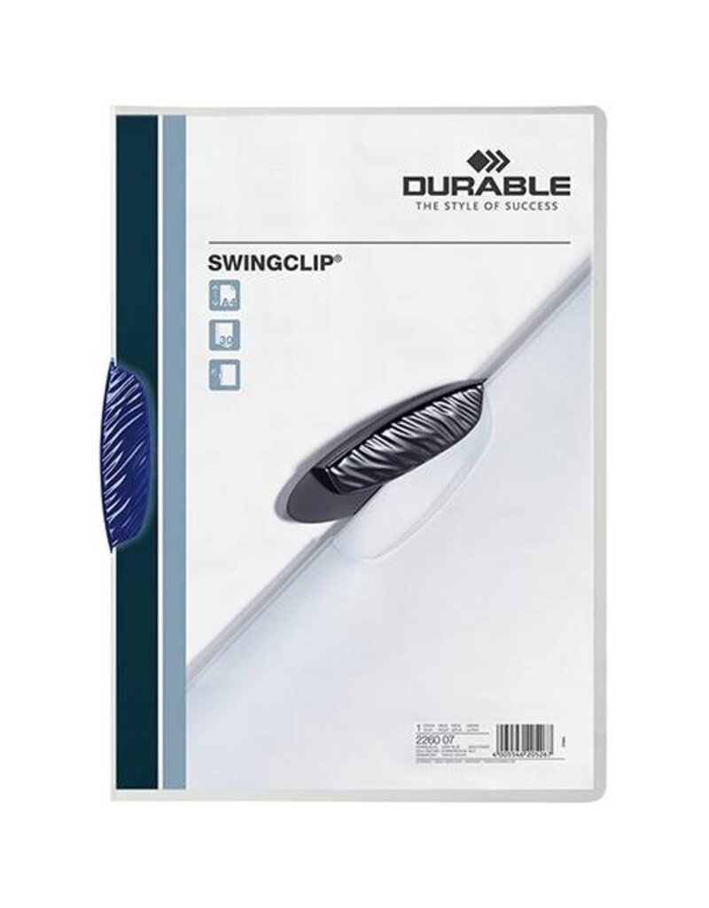 DURABLE Clip-Mappe PP Swingclip dunkelblau DURABLE 2260 07