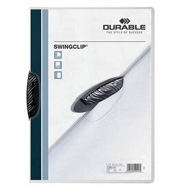 DURABLE Clip-Mappe Swingclip schwarz DURABLE 2260 01 A4  Plastik