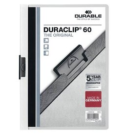 DURABLE Clip-Mappe A4 weiß DURABLE 2209 02   Pp