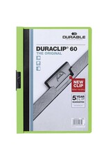 DURABLE Clip-Mappe PVC Duraclip grün DURABLE 2209 05 Duraclip