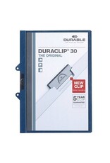 DURABLE Clip-Mappe PVC Duraclip dunkelblau DURABLE 2229 07 Duraclip Easy File