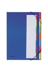 PAGNA Ordnungsmappe A4 blau PAGNA 44171-02 7 Fächer
