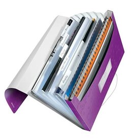 LEITZ Fächertasche WOW A4 violett metallic LEITZ 4589-00-62 PP 6 Fächer