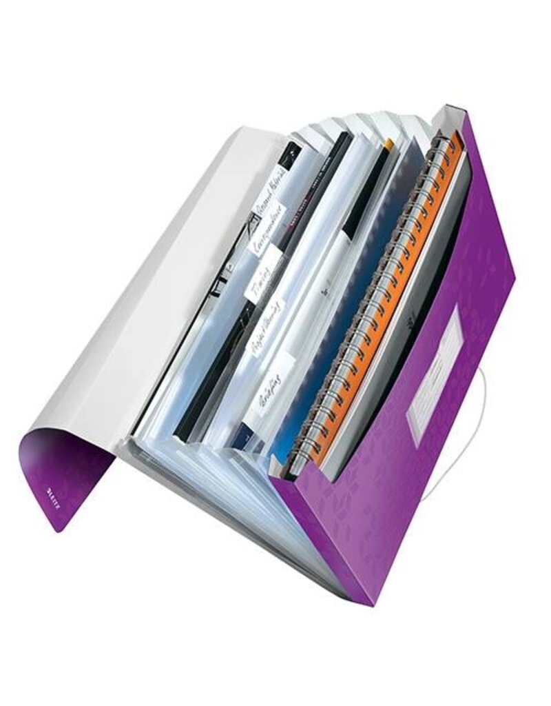 LEITZ Fächertasche WOW PP A4 violett LEITZ 4589-00-62 6 Fächer