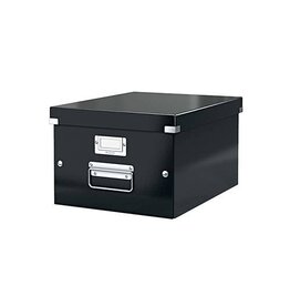 LEITZ Archivbox für DIN A4 WOW schwarz LEITZ 6044-00-95 Click&Store