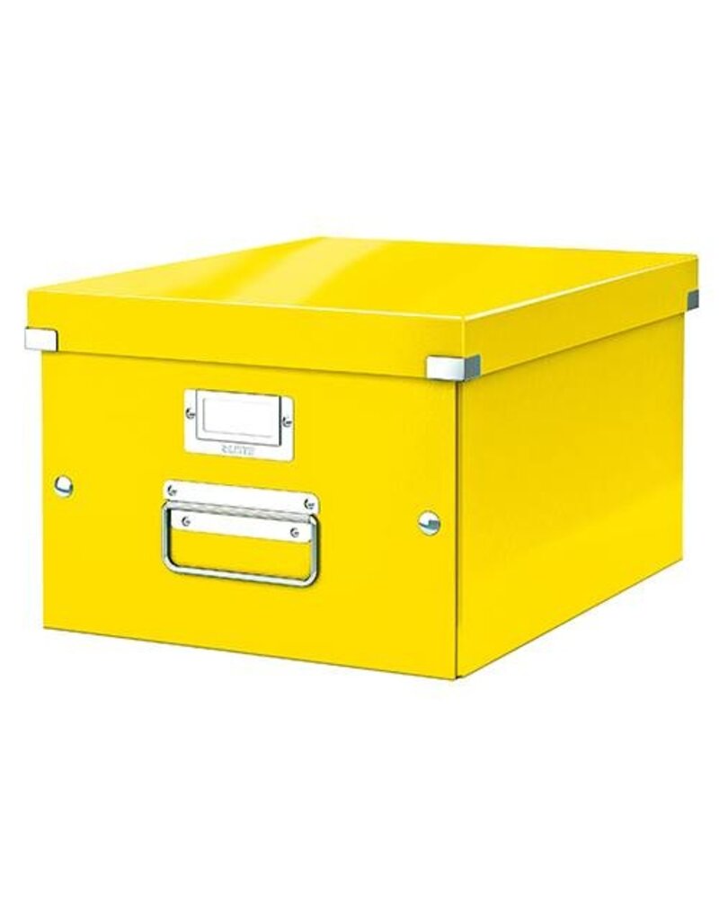 LEITZ Archivbox für DIN A4 WOW gelb LEITZ 6044-00-16 Click&Store