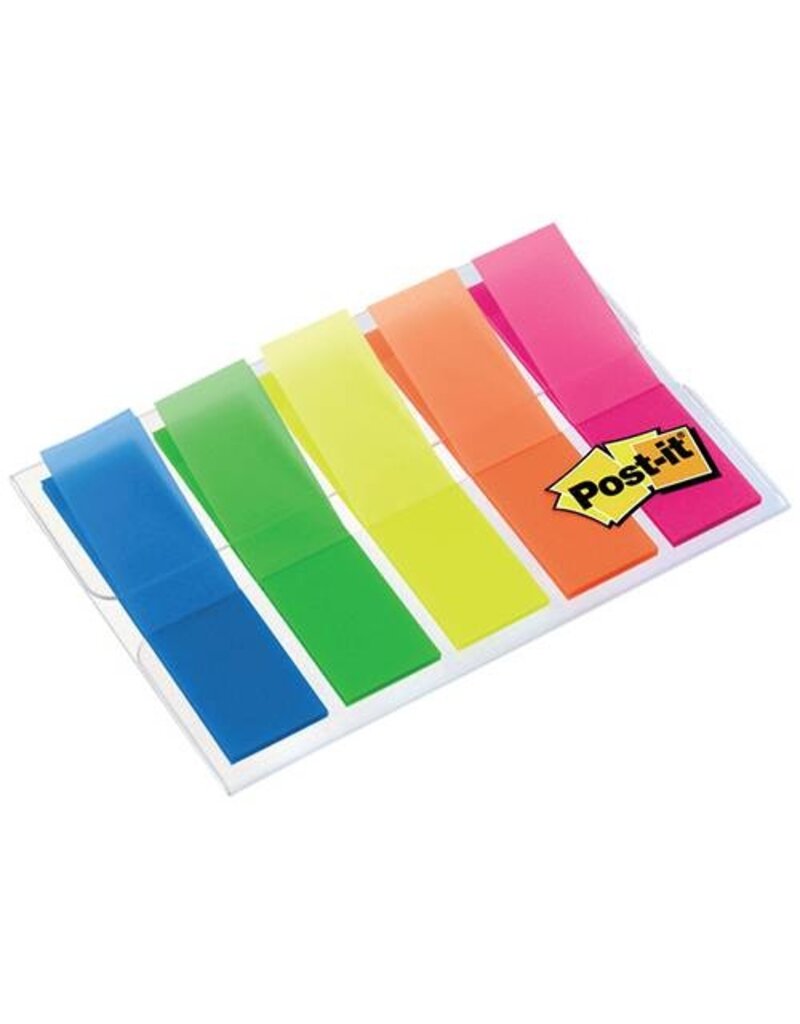 POST-IT Index 11,9x43,2 5ST sort POST-IT 683-HF5 IndexFolie