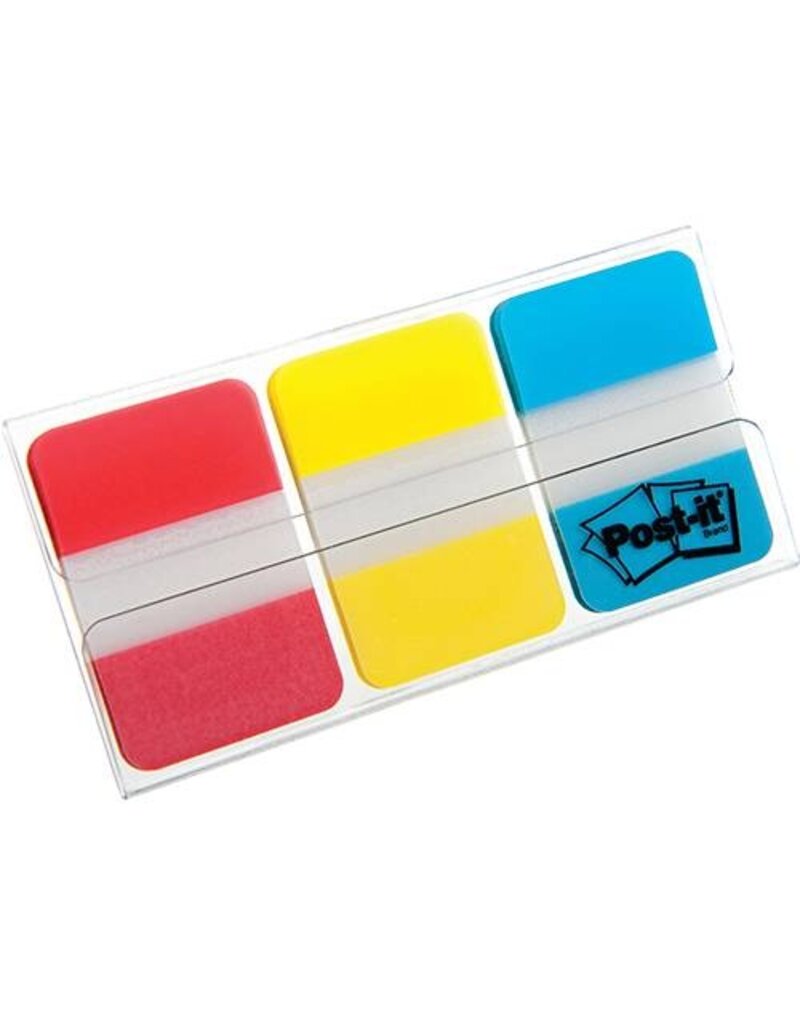 POST-IT Index 25,4x38mm 3ST sort POST-IT 686-RYB Strong