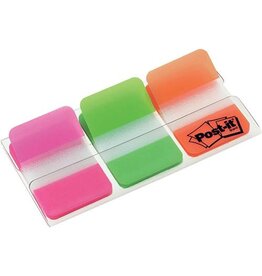 POST-IT Index 25,4x38mm 3ST sort POST-IT 686-PGO Strong