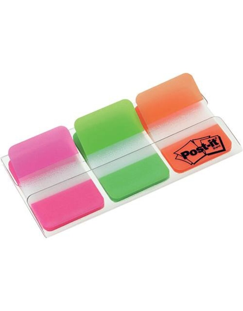 POST-IT Index 25,4x38mm 3ST sort POST-IT 686-PGO Strong