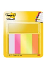 POST-IT Index Marker Papier 5x100BL neon POST-IT 670-5 15x50mm