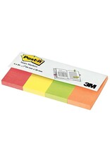 POST-IT Index Marker Papier 4x50BL neon POST-IT 670-4N 20x38mm