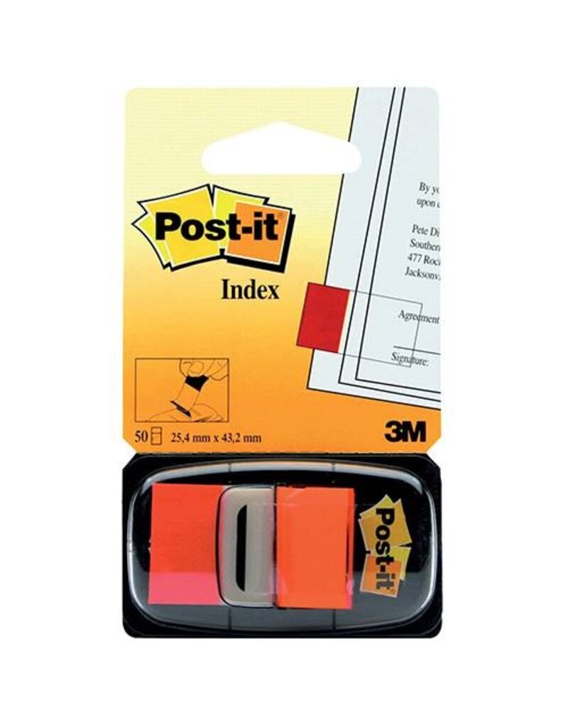 POST-IT Index 25,4x43,2 orange POST-IT 680-4 IndexFolie